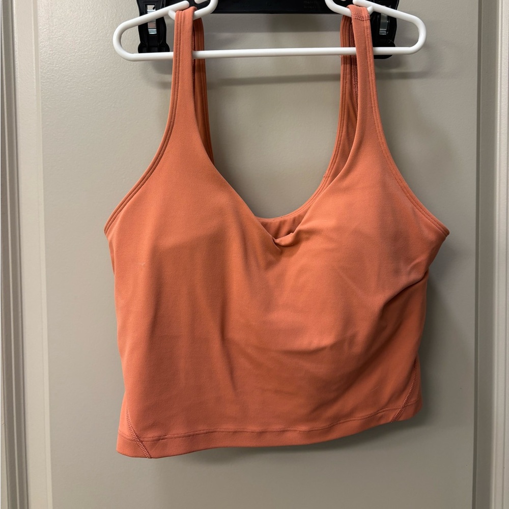Burnt Orange Lululemon Align Tank Sz 10 in Sold Out Orange Color